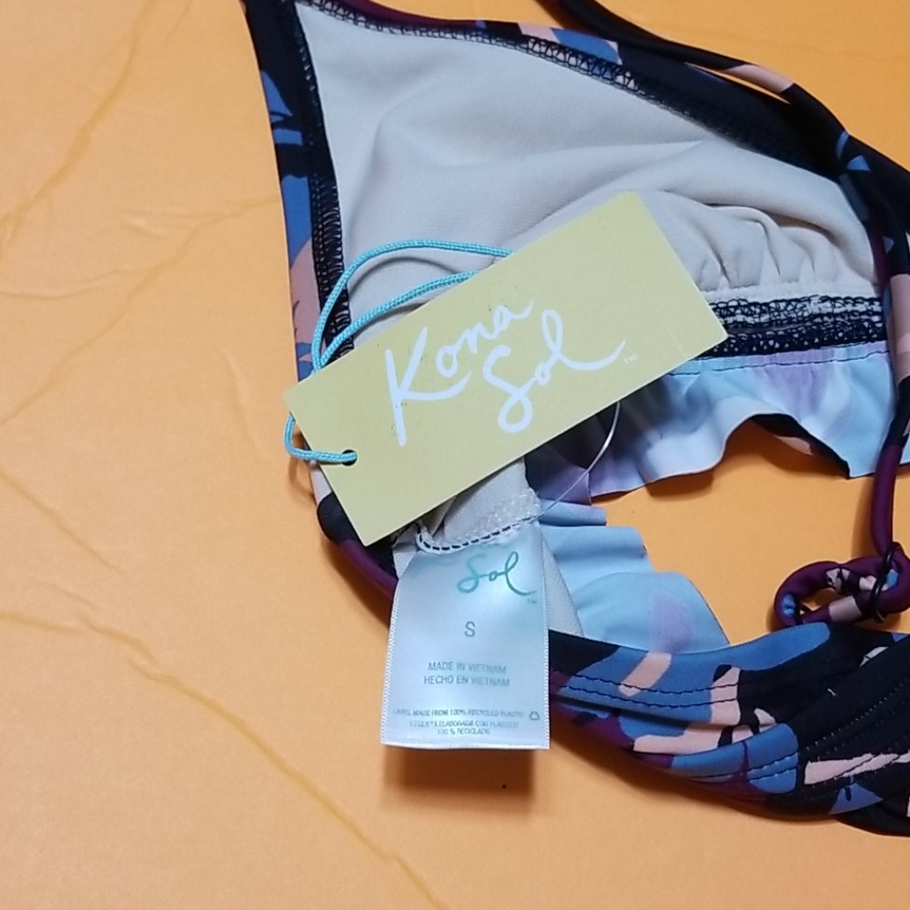 💯 New Kona Sol Swim Top sz (S) - Picture 4 of 4